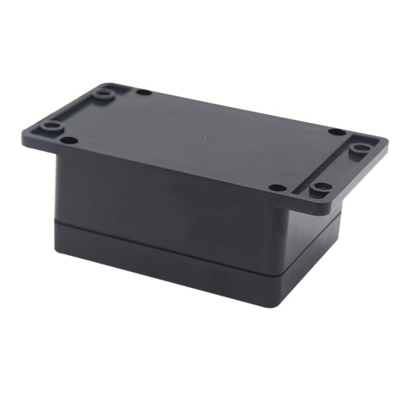 Zulkit Junction Box ABS Plastic Dustproof Waterproof IP65 Universal Electrical Boxes Project Enclosure with Fixed Ear Black 4.5 x 3.5 x 2.2 Inch (115 x 90 x 55mm)(Pack of 2) - Image 3